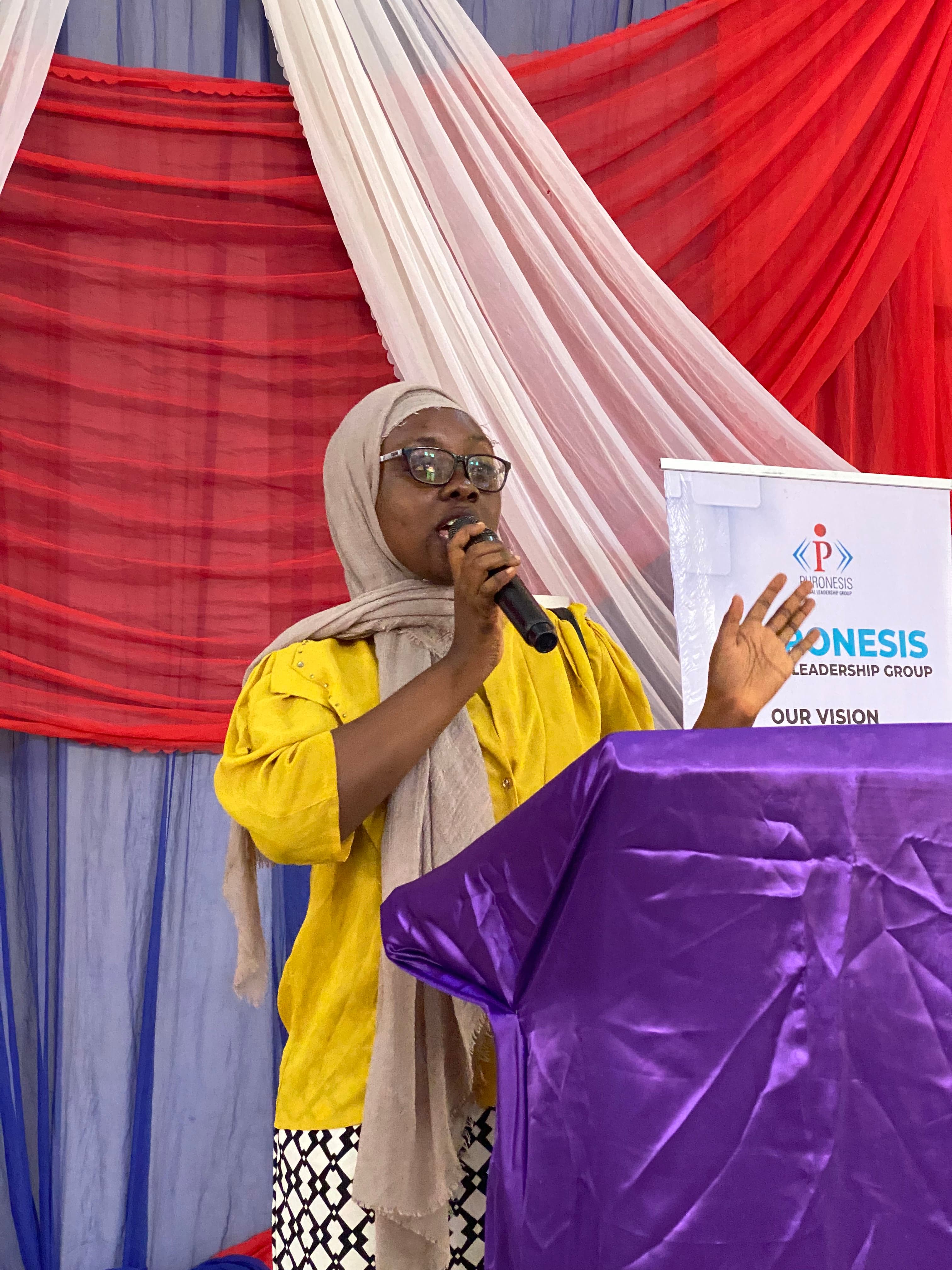 Woman in business attire